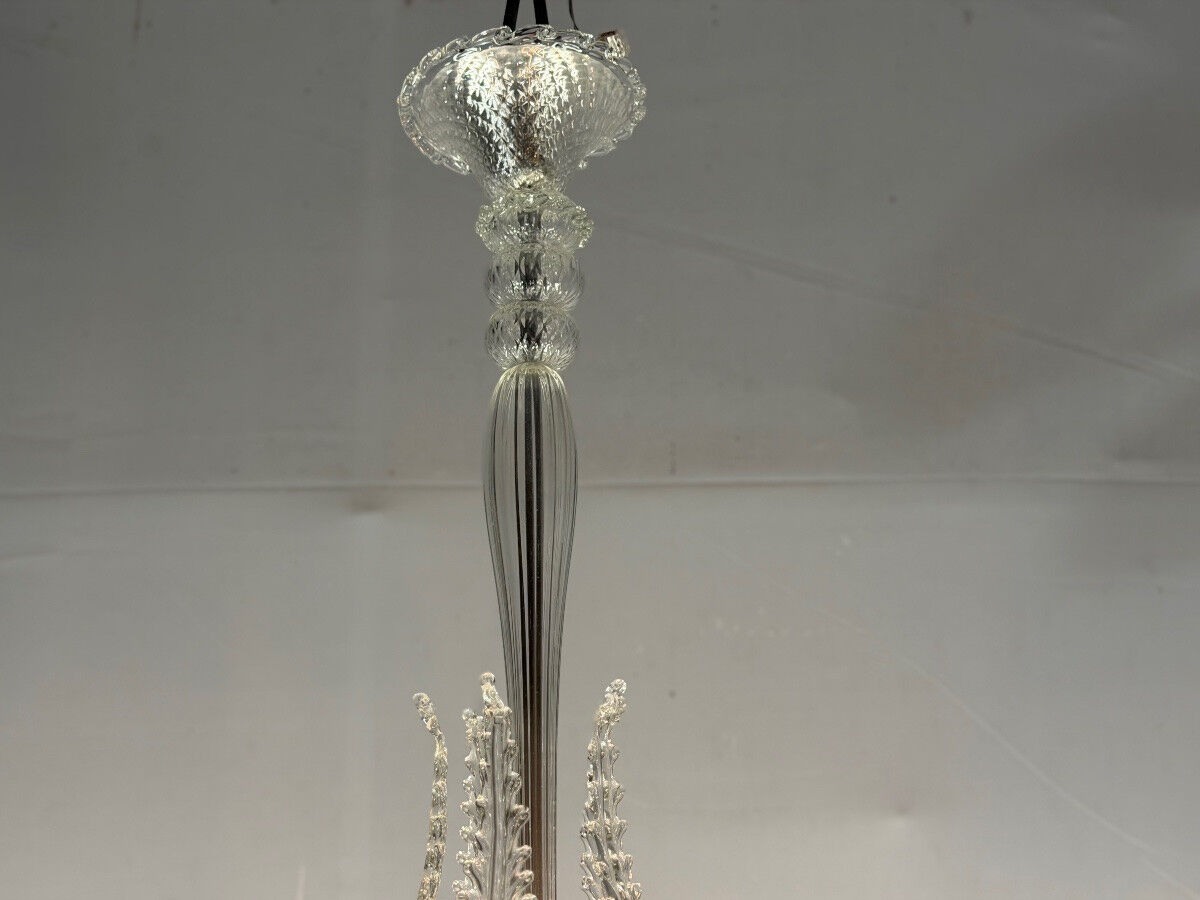 Venetian chandelier in Murano glass, 5 light arms, circa 1930.
