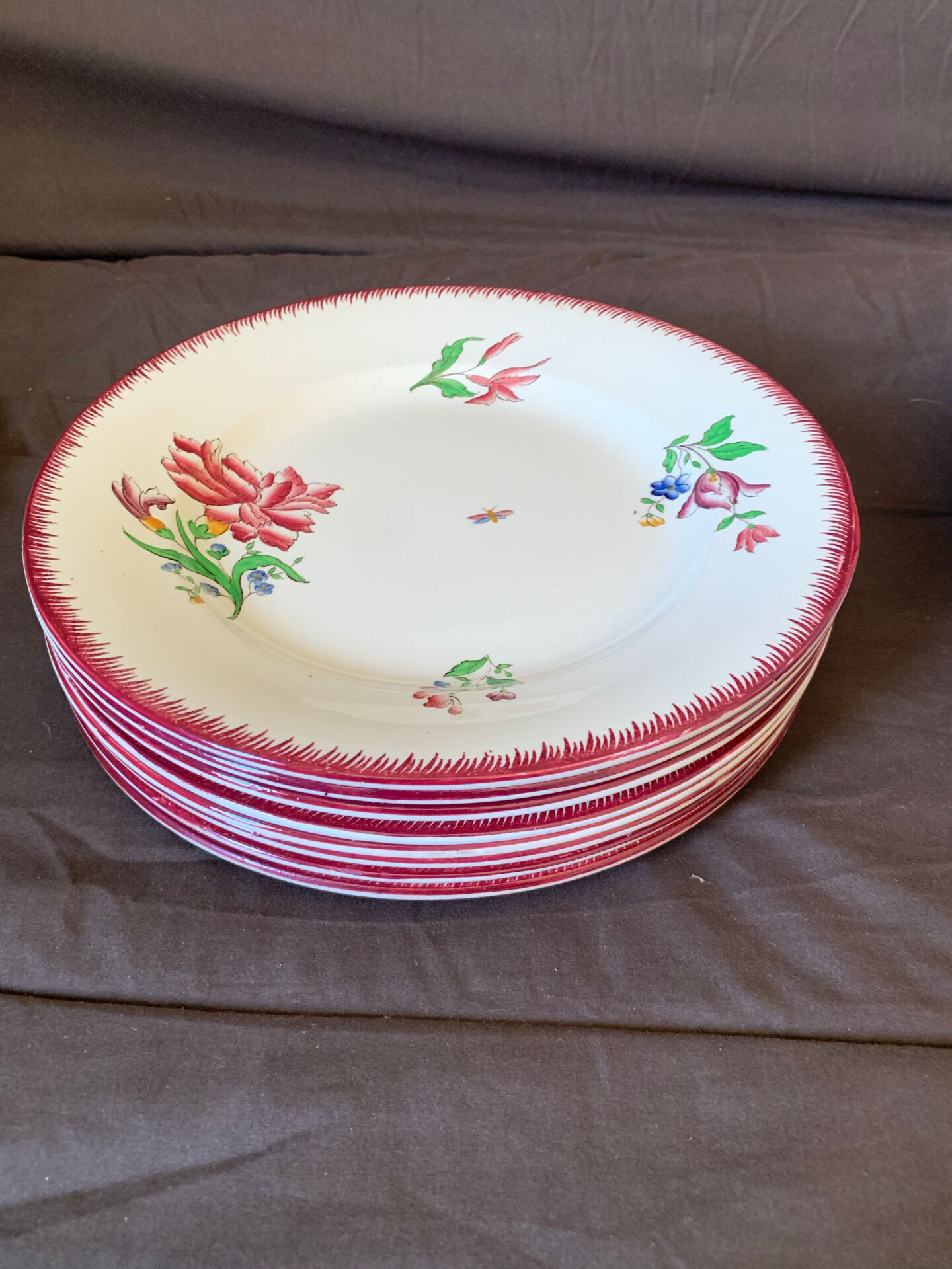 Antique table service Sarreguemines U&C – Strasbourg – 24 pieces