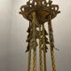 Italian liberty gold gilded chandelier
