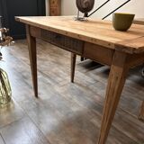 Renovated solid farmhouse table