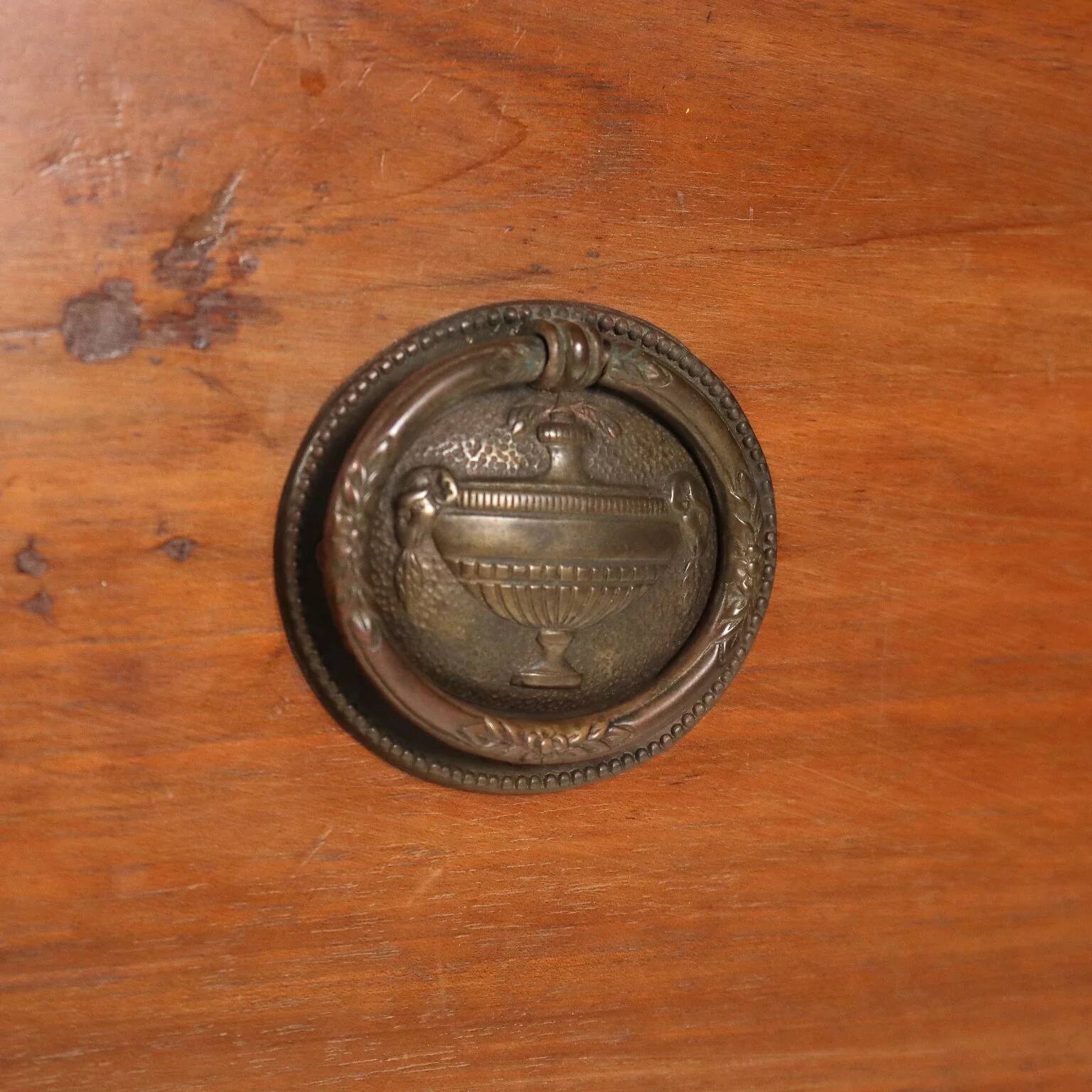 Commode Napoléon III en noyer - Italie fin XIXe siècle