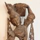 Carved Wood Panel Apsara Dancer Thailand Bali Mural Mukata Devata 19th Century