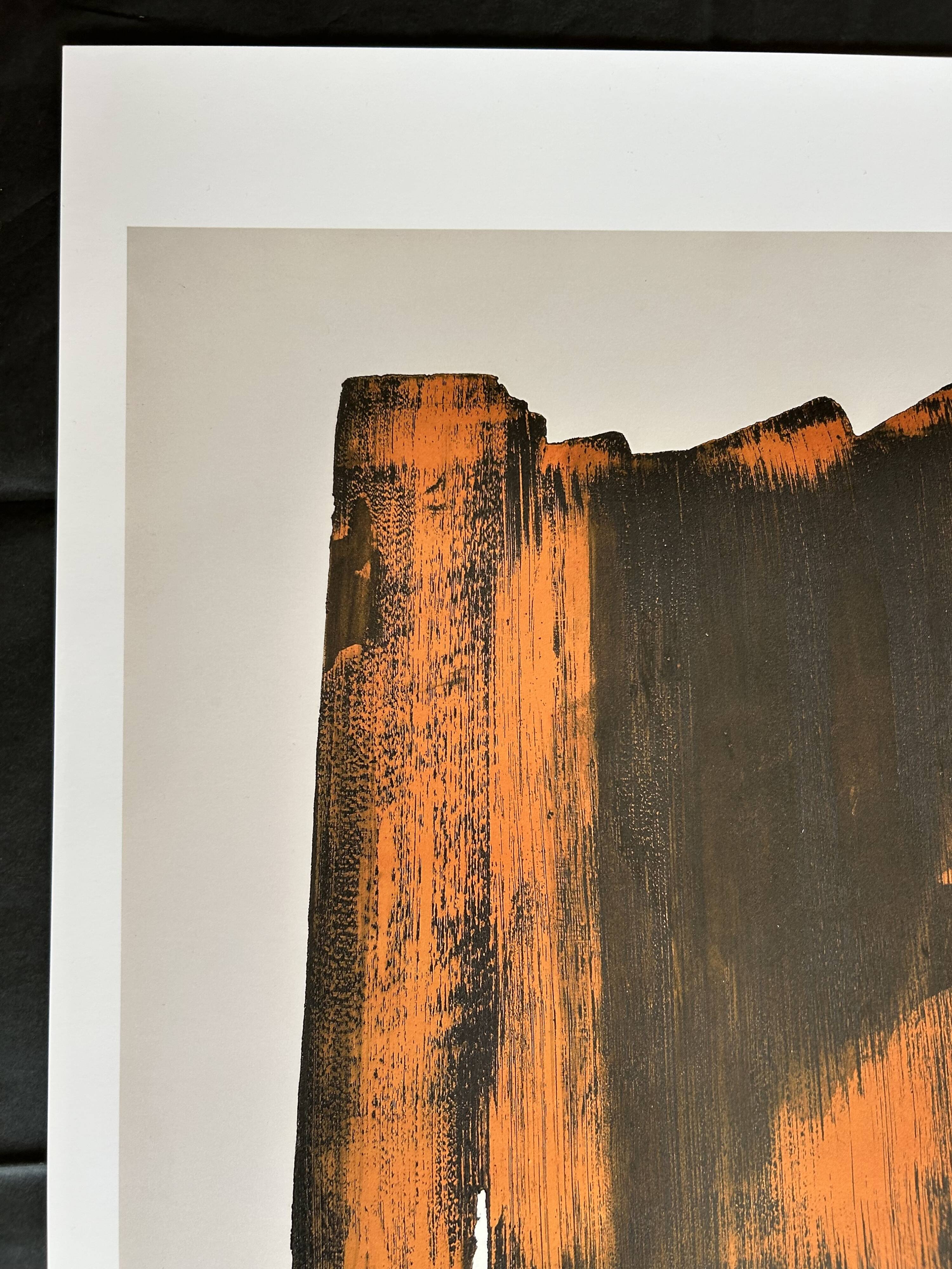 Pierre Soulages - Poster after Etching XVI on paper - 1961