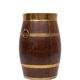 Antique Coopered Hallway Barrel, Dutch , Oak, Brass, Stick, Umbrella, Stand
