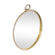 Miroir bombé sorcière en forme de montre à gousset 25 x 25 cm