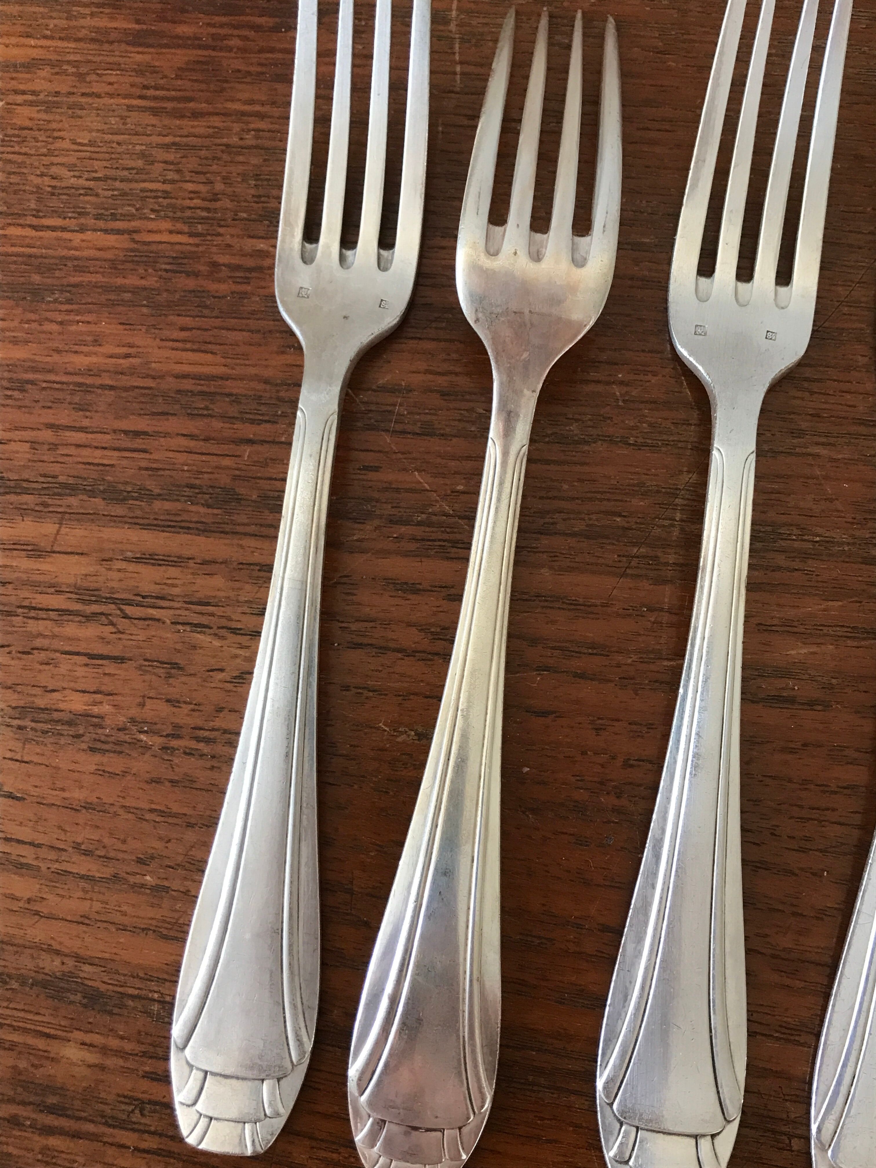 Lot de fourchettes Art Deco