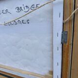 Modernist oil painting on canvas