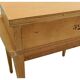 Table de chevet vintage 1950 bois clair