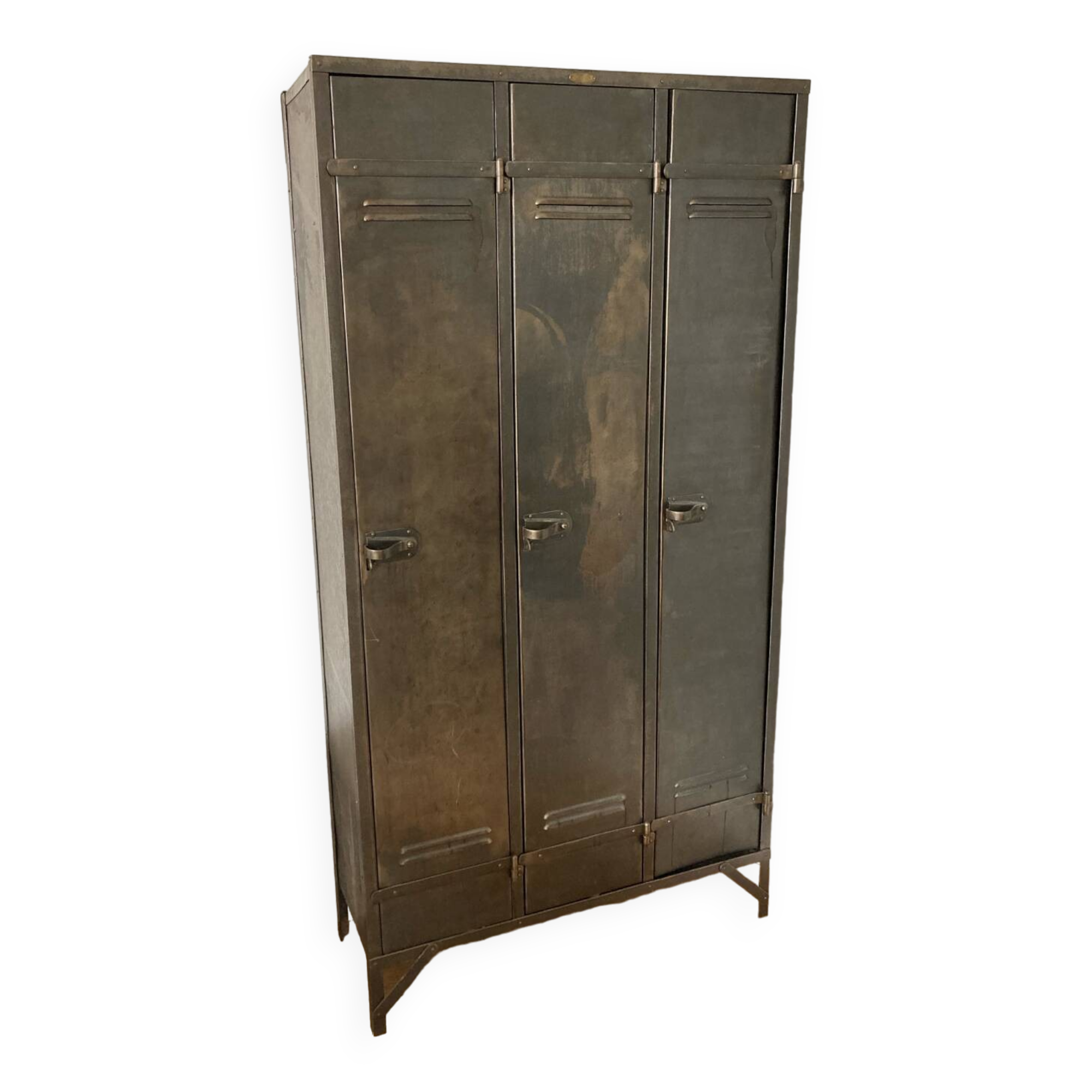 Strafor 3-door locker, 1950