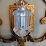 Importante applique Baguès en fer forgé doré