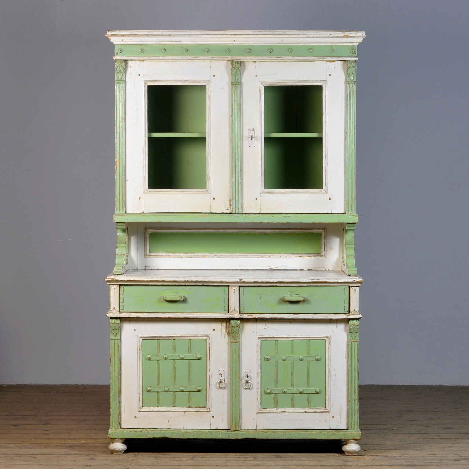 Solid pine kitchen cupboard, 1920's