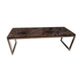Marble low-plate coffee table