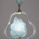 Charming Light Blu Murano Glass Chandelier by Barovier e Toso, 1950s
