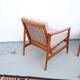 Vintage Thonet teak armchair, retro 1960s–70s style.
