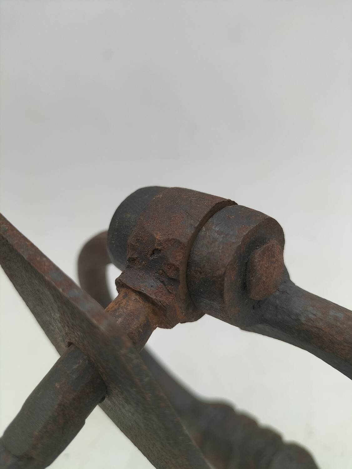 Old wrought iron door knocker