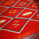 Former American Navajo made hand 143cm x 234cm rug 1870 s