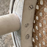 Caned bistro chair