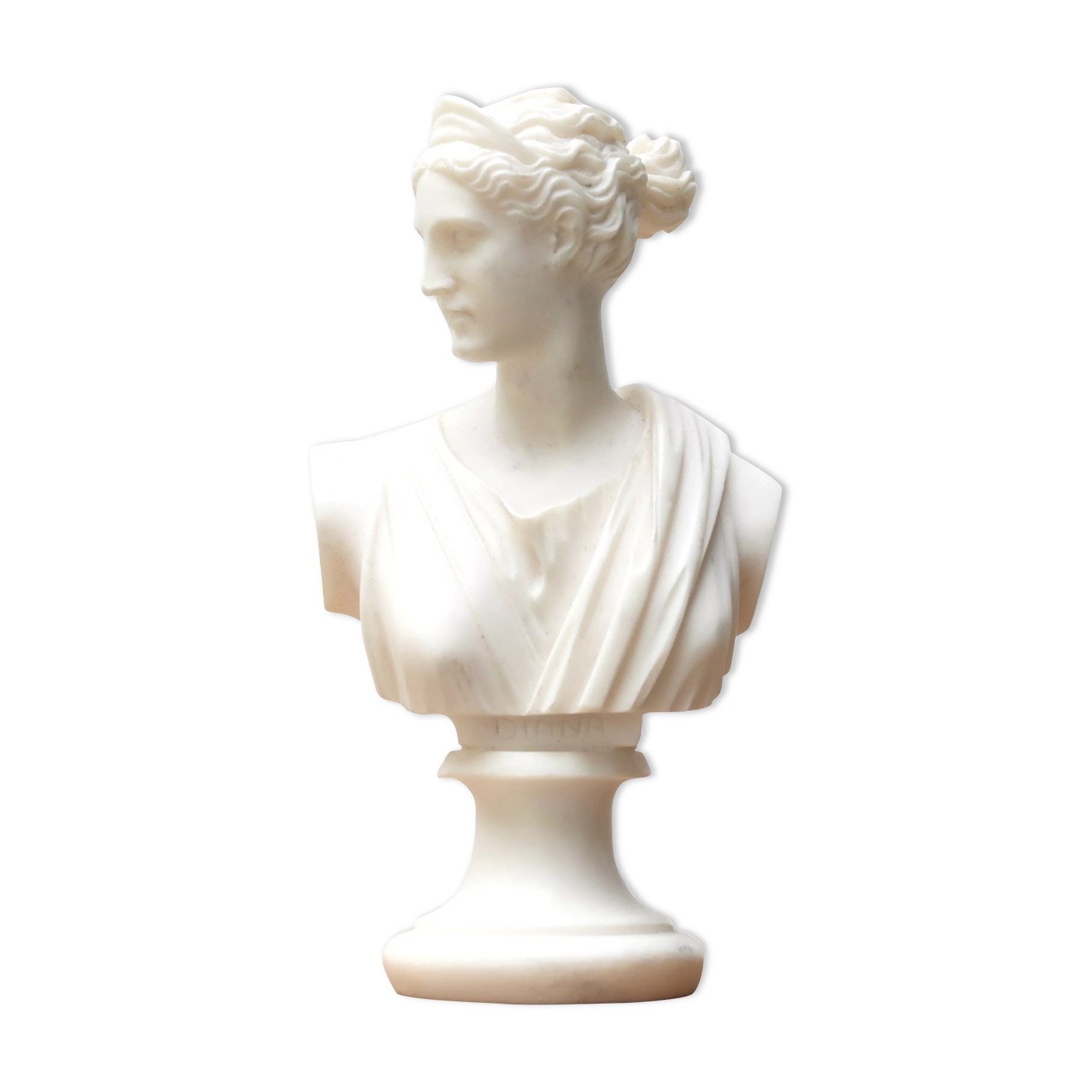 Greek bust of Diana in resin, 70s