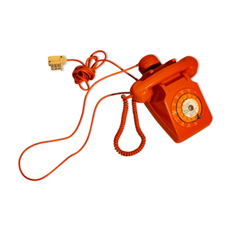 Vintage orange phone