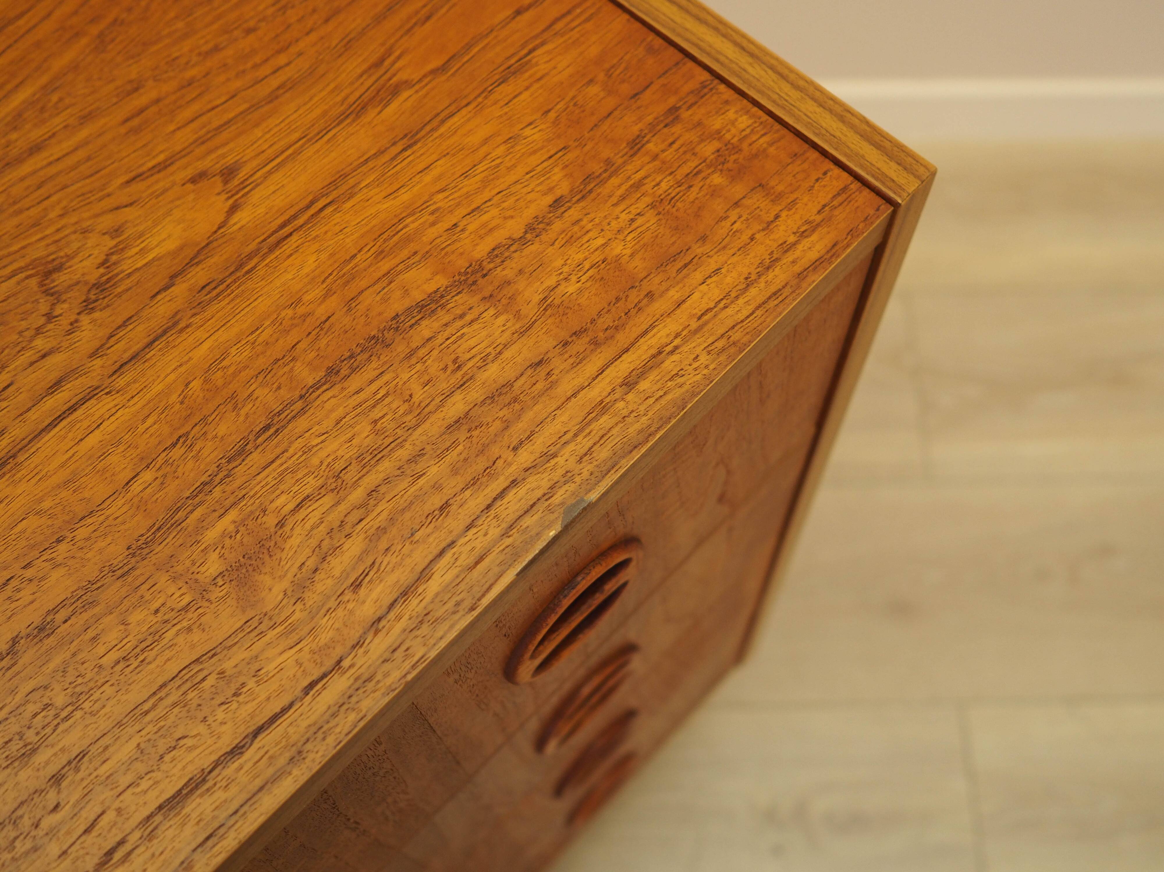 Commode en teck, design danois, années 1970, fabriquée au Danemark