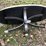 Jean Jaffeux ceramic coffee table vintage design 60-70-80