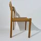 Dining chairs J.H. Møller model 401 in oak with original Danish cord — Denmark, 1970s
