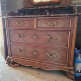 Chest of drawers with mirror