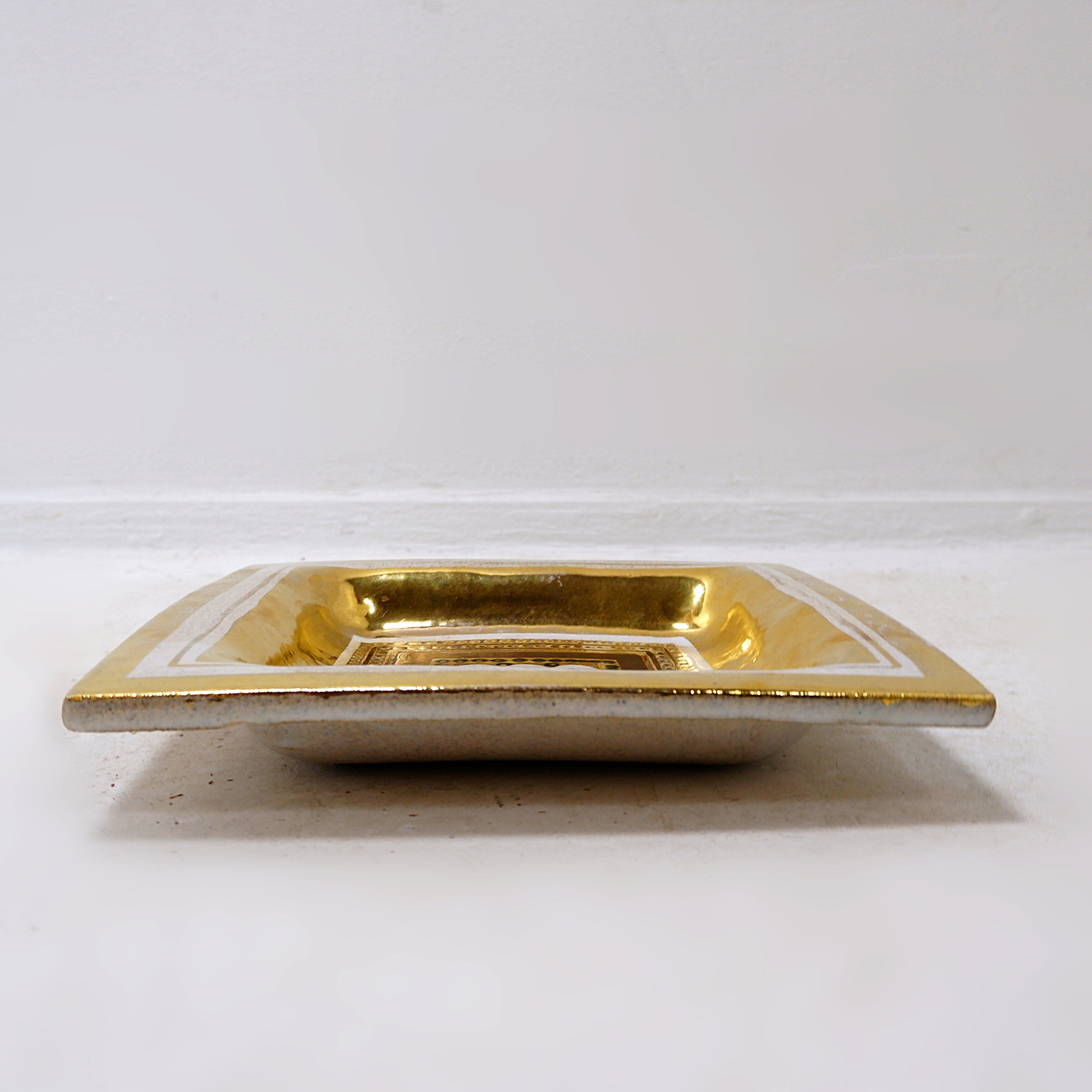 Vintage ceramic wall plate or trinket tray by Georges Pelletier - 1970