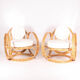 Paire de fauteuils en rotin
