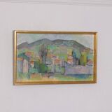 Swedish Oil on Canvas – “Spanish Landscape” by SÖREN OLSSON