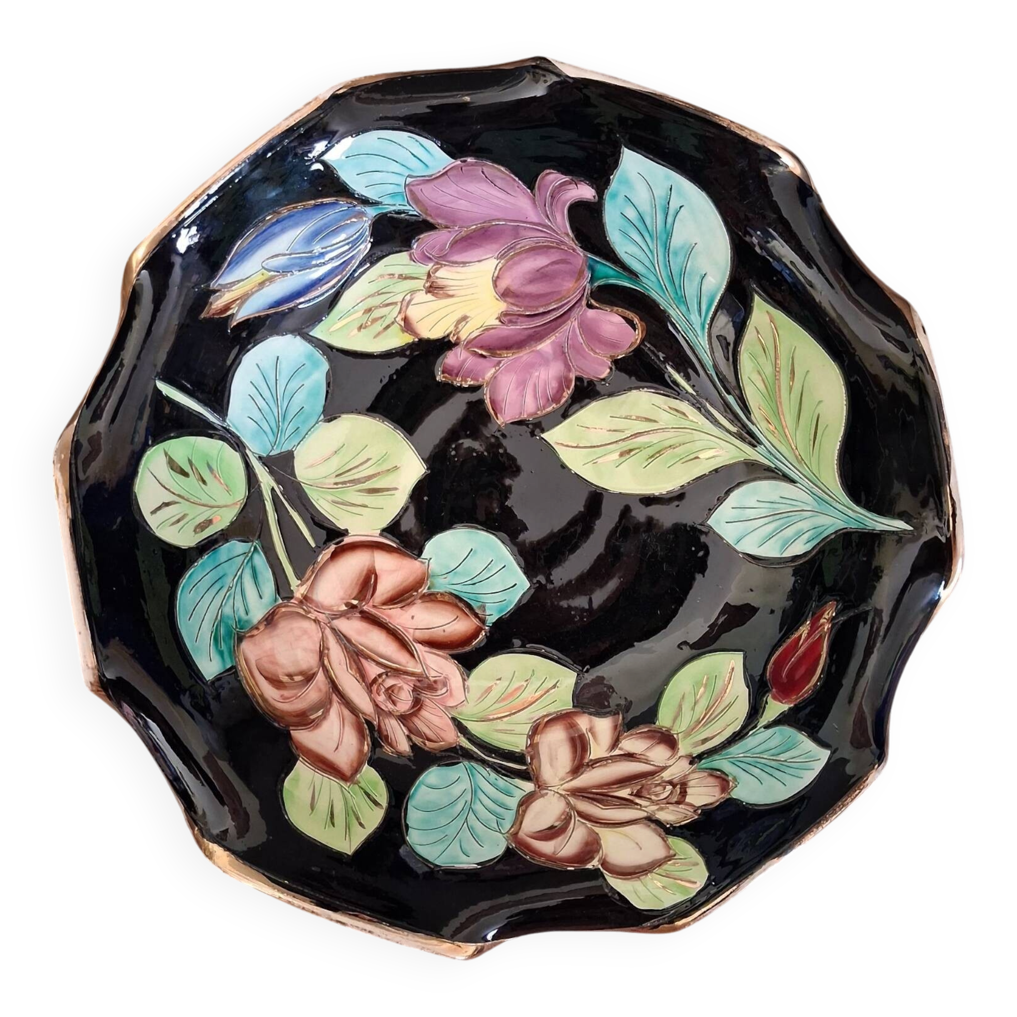 Plate / Bowl Vallauris Vintage 50s/60s – Floral Decor &