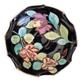 Plat / Coupe Vallauris Vintage Années 50/60 – Céramique Décor Floral &