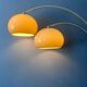 Dijkstra Mid-Century double arc mushroom floor lamp