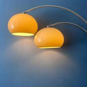 Dijkstra Mid-Century double arc mushroom floor lamp