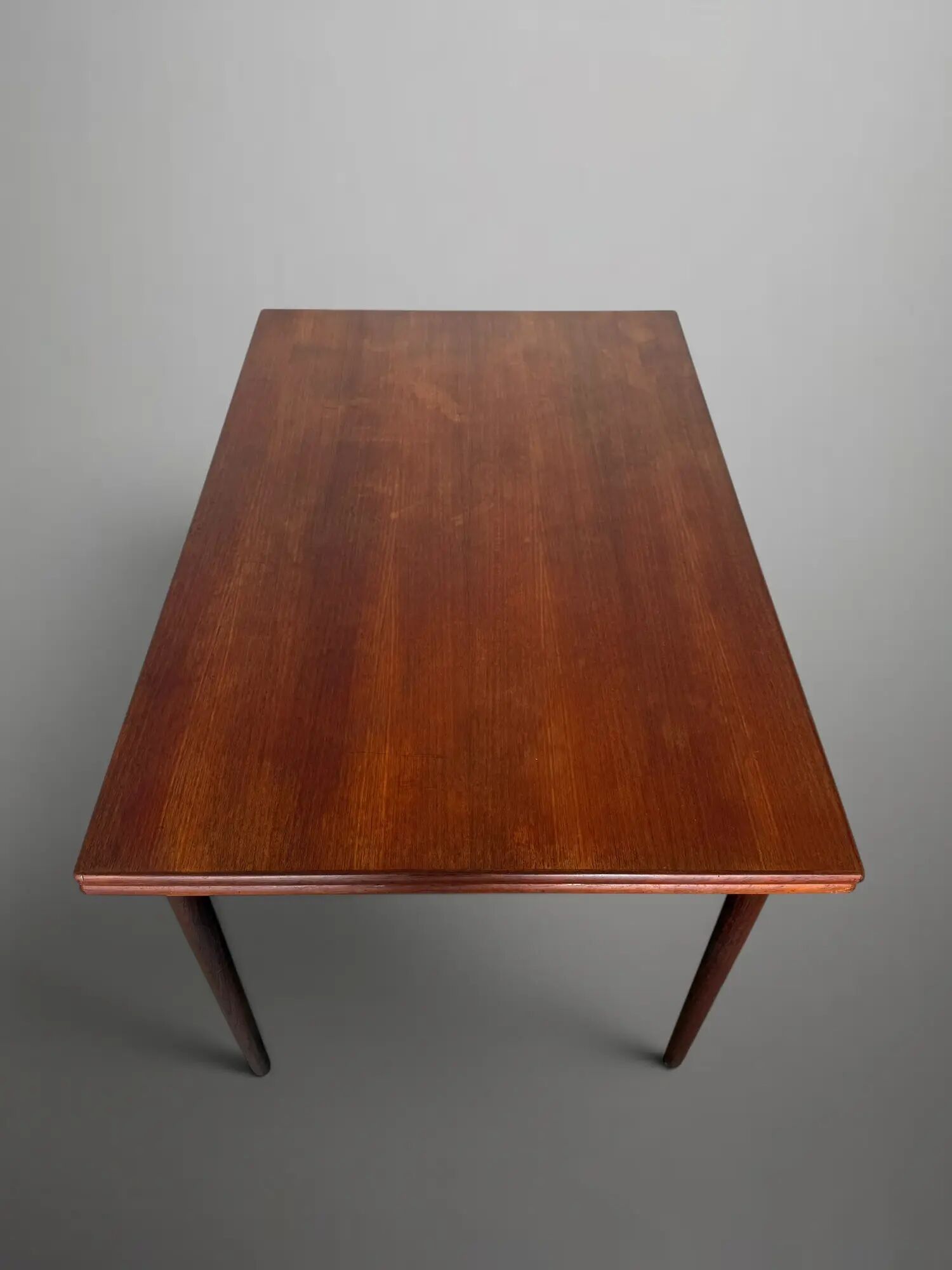 Scandinavian extendable dining table in teak