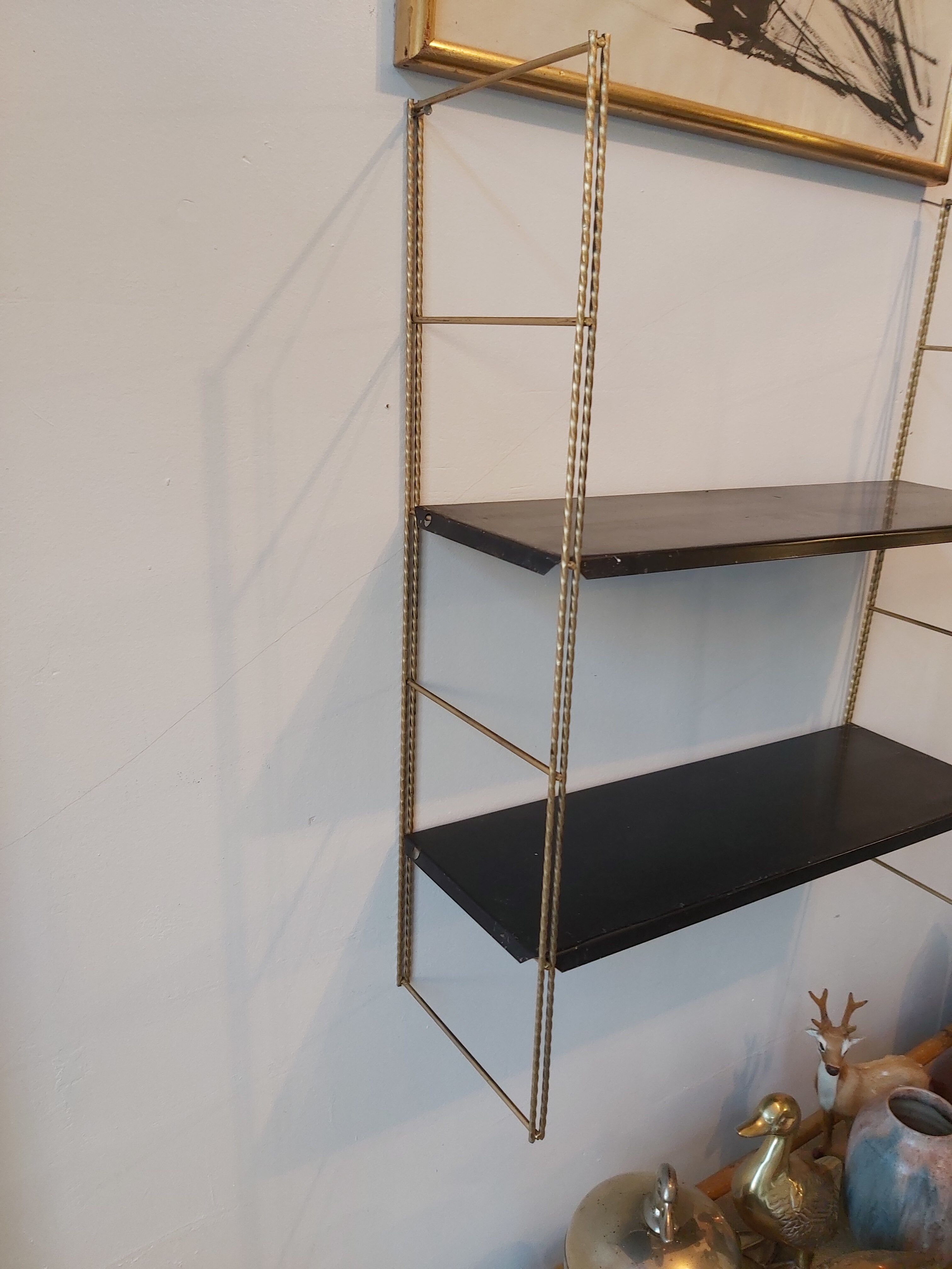 Vintage metal wall shelf