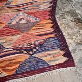 Kilim berbère multicolore, Maroc