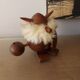 Figurine viking en teck