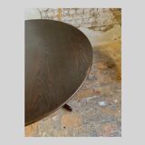 Dark wood extendable dining table, 1970s