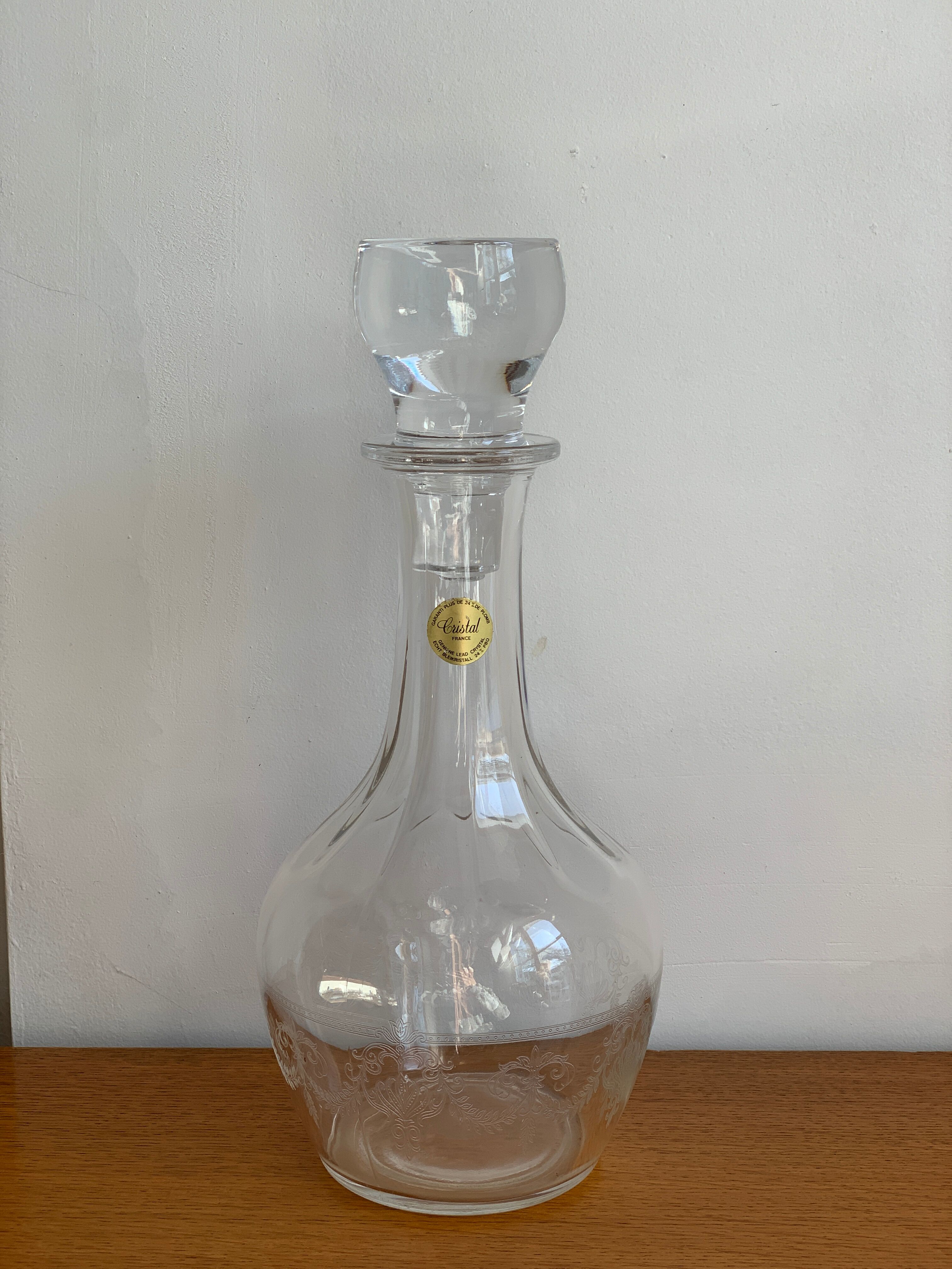 Carafe cristal vintage