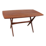Scandinavian teak high and coffee table 1960.