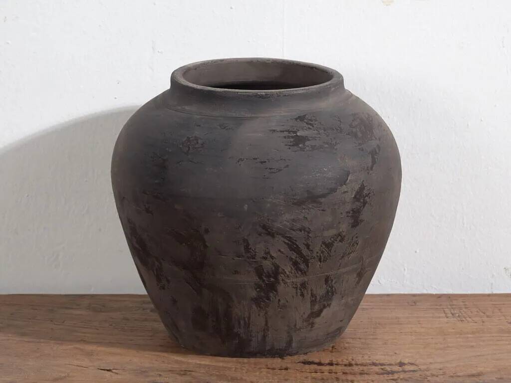 Vase ancien de style wabi sabi (c.1900) #20