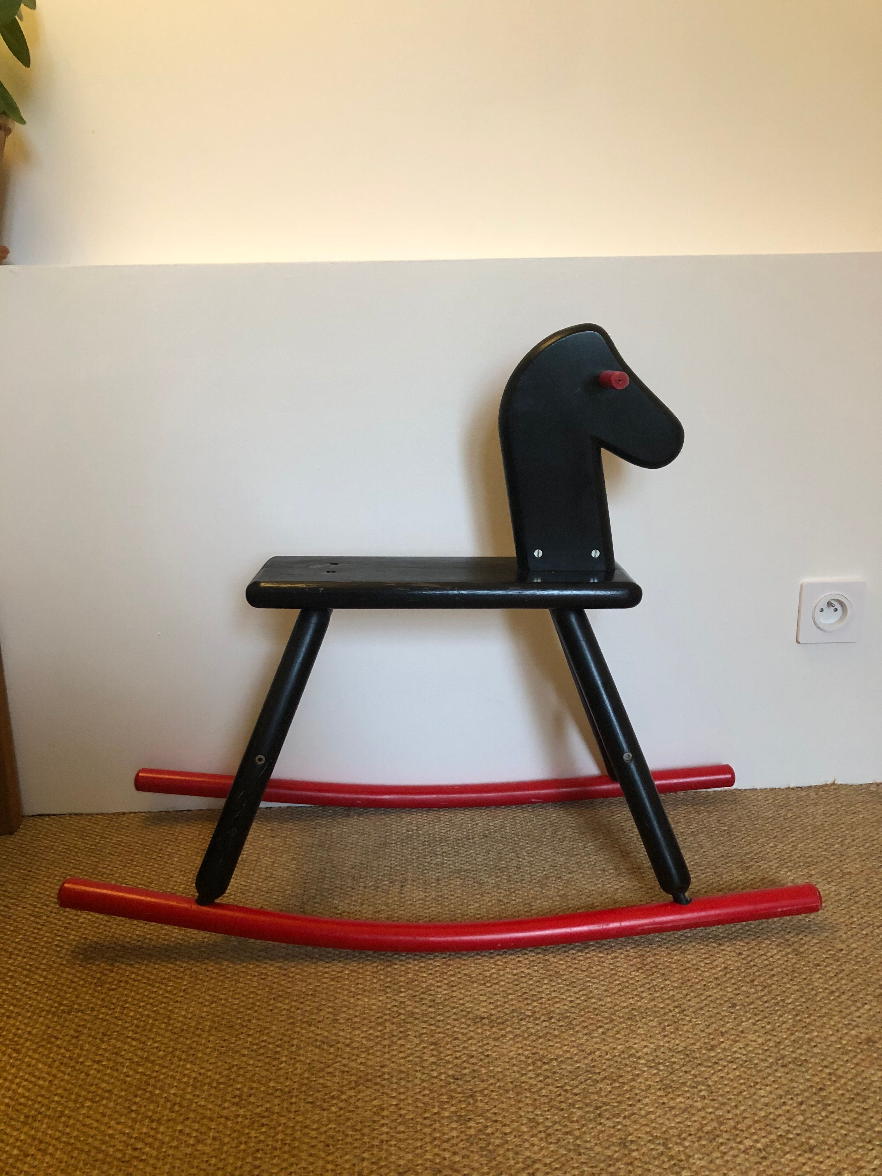 Vintage ikea rocking horse