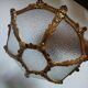 Bronze-gilded ceiling light and glass – Louis XV style