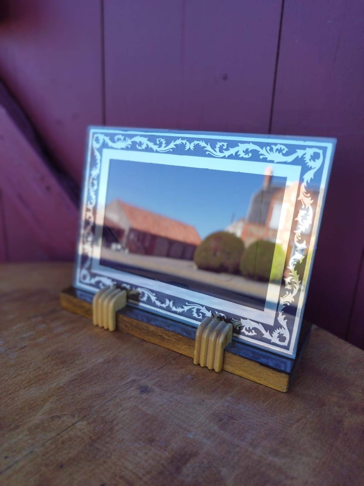 Art Deco photo frame for 17x13cm photo