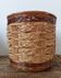 Vintage rattan and bamboo basket - Traditional weaving from China