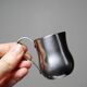Set of 4 vintage bar measures in brushed stainless steel from the 60s-70s.