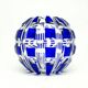 Mid-century modern vase, cobalt glass, Germany, 1950s
