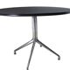 Table HAY "About a Table AA15" en mélaminé noir design Hee Welling