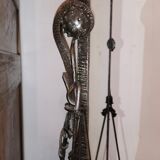 Iron psyche mirror wrought art nouveau 151x53cm